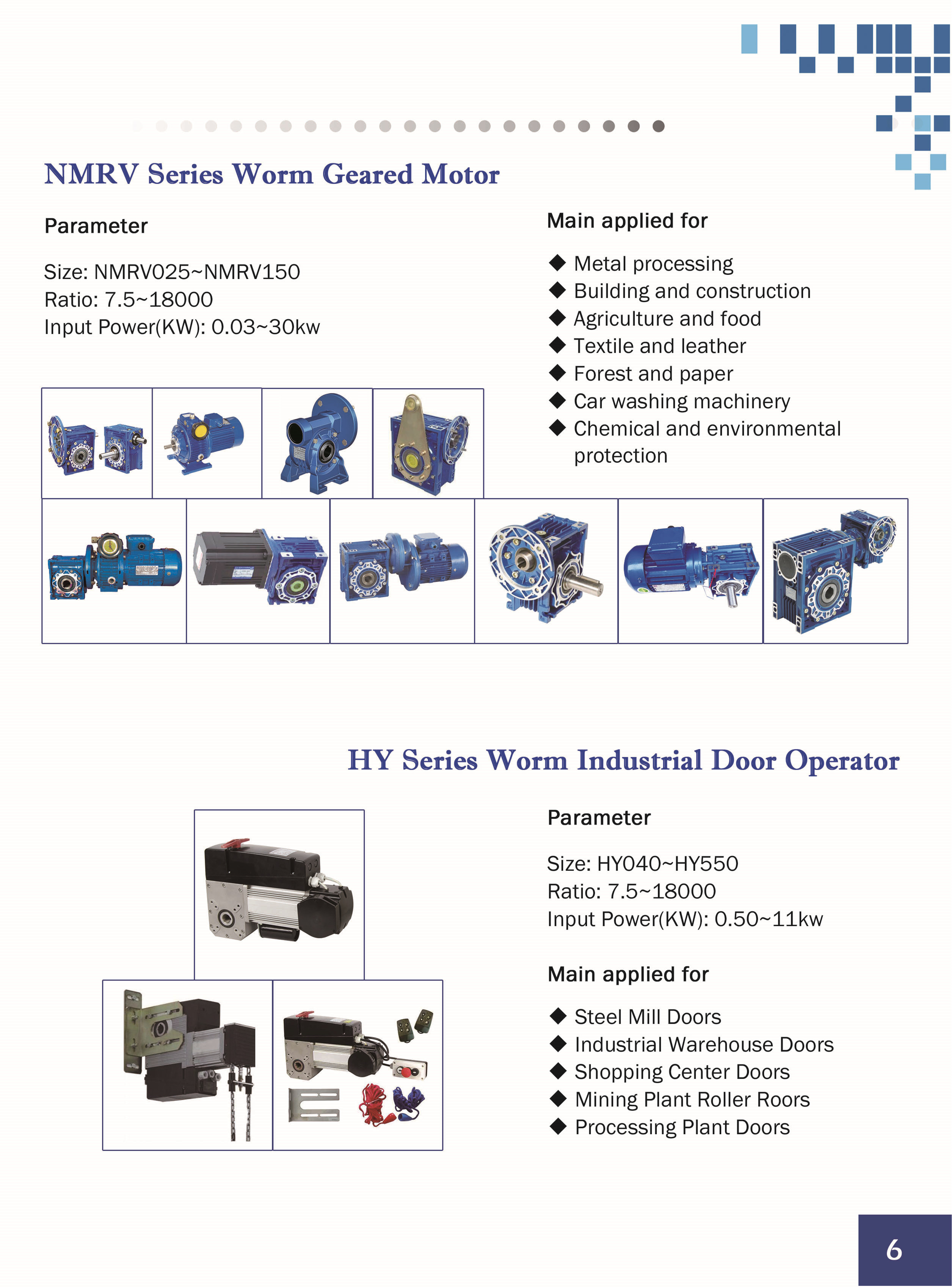 nmrv-series-worm-geared-motors